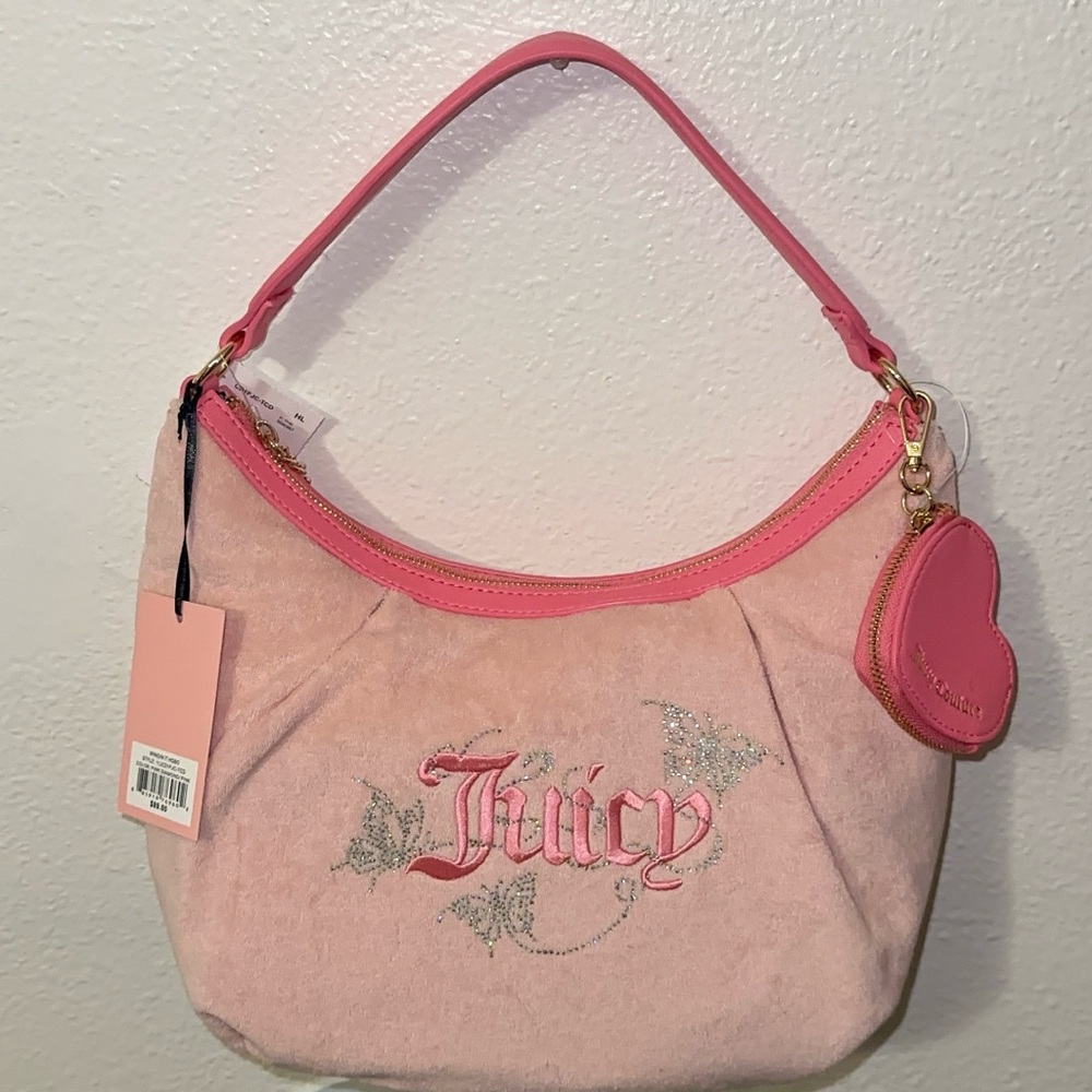 NEW Juicy Couture Pink wingin ir Shoulder Bag